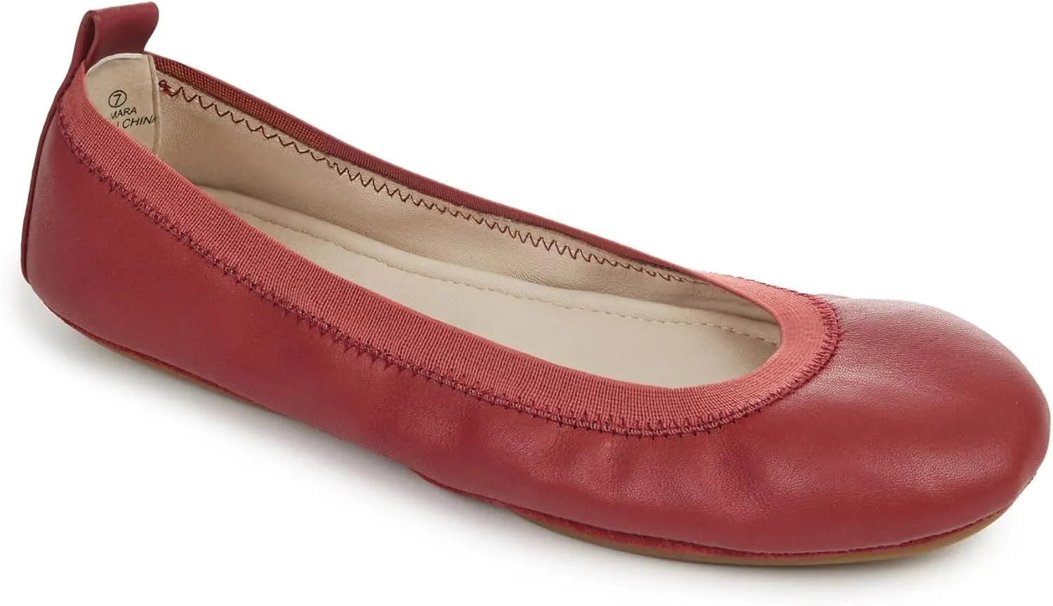 Yosi Samra Samara Womens Classic Leather Foldable Ballet Flat