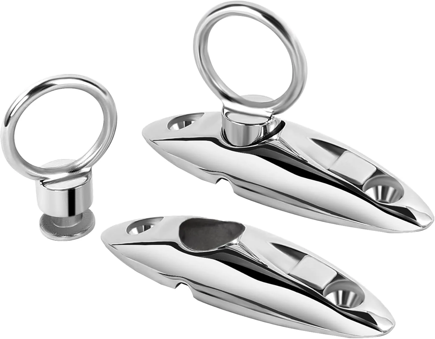 YUSOVE Fender Quick Release Clip 316 Stainless Steel Boat Fender Lock Kit,Boat Rail Fender Hangers,Boat Fender Clips Marine Grade Fender Accessories,Quick Attach Hooks for Fenders,Pack of 2