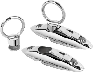 YUSOVE Fender Quick Release Clip 316 Stainless Steel Boat Fender Lock Kit,Boat Rail Fender Hangers,Boat Fender Clips Marine Grade Fender Accessories,Quick Attach Hooks for Fenders,Pack of 2