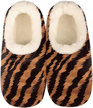 Yzrwebo Slippers for Women Men Indoor Non-Slip Slippers Socks Warm Comfy Soft House Slippers Bedroom Fuzzy Plush Lined House Shoes