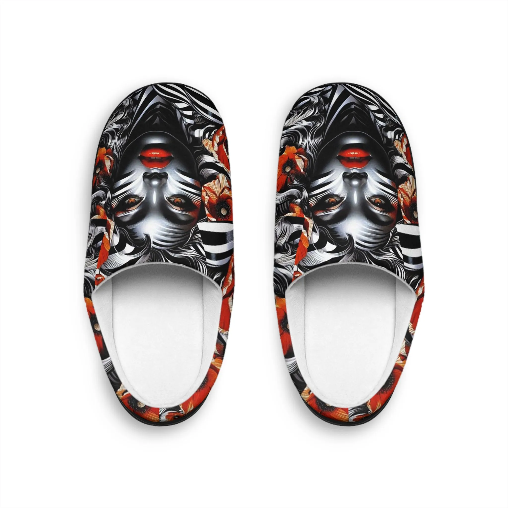 Zebra Fantasy Women's Indoor Slippers #ZF27